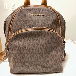 Michael Korea Brown Signature Book Bag